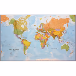 Lovell Johns World pol. flat laminated