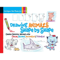 Drawing Animals Shape by Shape: Create Cartoon Animals with Circles, Squares, Rectangles & Triangles (Drawing Shape by Shape)