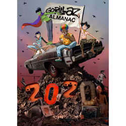 ISBN Gorillaz Almanac, Comics & graphic novels, English, Hardcover, 288 pages
