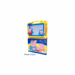 Peppa Pig Read & Doodle - Learning resources for kids, a magnetic drawing pad, an easy-to-use pen