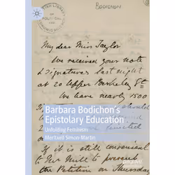 ISBN Barbara Bodichon’s Epistolary Education, English, Hardcover, 293 pages
