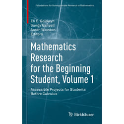 ISBN Mathematics Research for the Beginning Student, Volume 1 book English Hardcover 318 pages