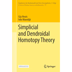ISBN Simplicial and Dendroidal Homotopy Theory, English, Hardcover, 612 pages