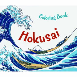 ISBN Coloring Book Hokusai, English, Paperback, 32 pages