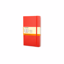 Moleskine MM710R, Red, 192 sheets, Lined paper, Hardcover, Adult