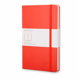Moleskine Classic, Monochromatic, Red, 192 sheets, 70 g/m², Hardcover, Universal