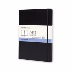 Moleskine Sketchbook, Monochromatic, Black, A4, Matt, Hardcover, Adult