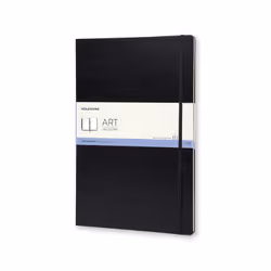 Moleskine Sketchbook, Monochromatic, Black, A3, Matt, Hardcover, Adult