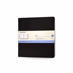 Moleskine Art, Monochromatic, Black, 88 sheets, 120 g/m², Softcover, Universal