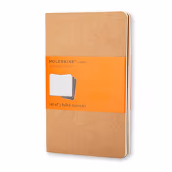 Moleskine Cahier, Monochromatic, Beige, 64 sheets, 70 g/m², Lined paper, Hardcover
