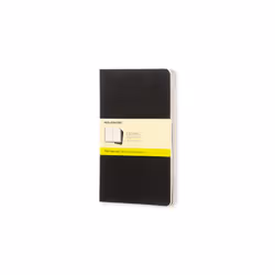 Moleskine QP318, Black, 80 sheets, Matt, Adult