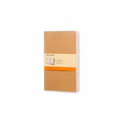 Moleskine QP416, Brown, 80 sheets, Matt, Adult