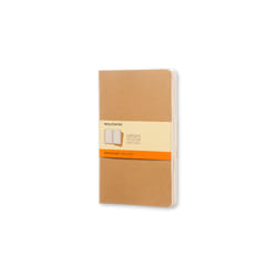 Moleskine QP416 writing notebook 80 sheets Brown