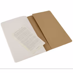 Moleskine QP418 writing notebook 80 sheets Brown