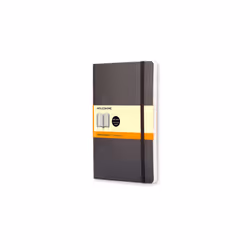 Moleskine QP616, Black, A5, 192 sheets, Matt, Lined paper, Adult