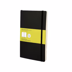 Moleskine Classic, Monochromatic, Black, 192 sheets, Matt, Softcover, Adult