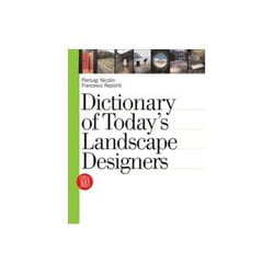 ISBN Dictionary of Today's Landscape Designers book Educational English Hardcover 348 pages