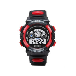 Kids Digital Watch Luminous Alarm Watch for Boys Girls - style1red
