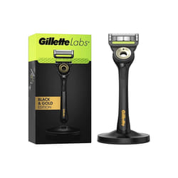 Gillette Labs Men's Razor + 1 Razor Blade Refill,  Black