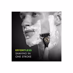 Gillette Labs Men's Razor + 1 Razor Blade Refill,  Black