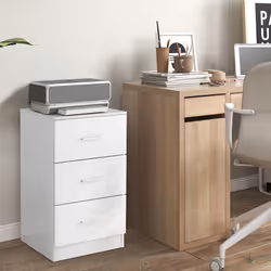 3-Drawer Chest Storage Cabinet Dresser Freestanding Night Stand