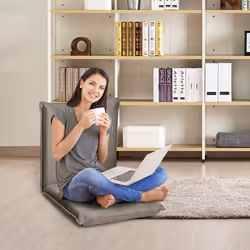 Lazy Sofa Floor Chair Foldable Gaming Chair Recliner Adjustable