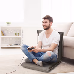 Lazy Sofa Floor Chair Foldable Gaming Chair Recliner Adjustable