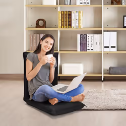 Lazy Sofa Floor Chair Foldable Gaming Chair Recliner Adjustable