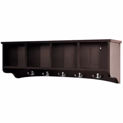 Wall-Mounted Entryway Storage Cabinet Hanging Coat Rack Display Stand