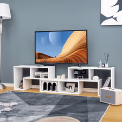 TV Stand Up to 65 Inches Storage Bookcase Free Combination Home Office