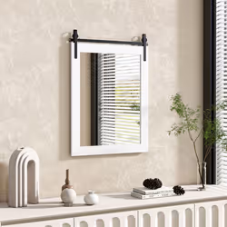 Farmhouse Wall Mirror Decorative Vanity Mirror Wall Mounted Mirror