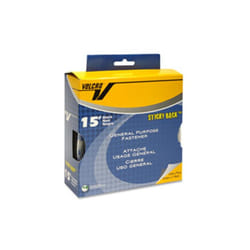 Fabric Hook and Eye USA Inc VEK90081 Hook and Loop Tape Roll- Sticky Back- .75in.x15ft.- Black